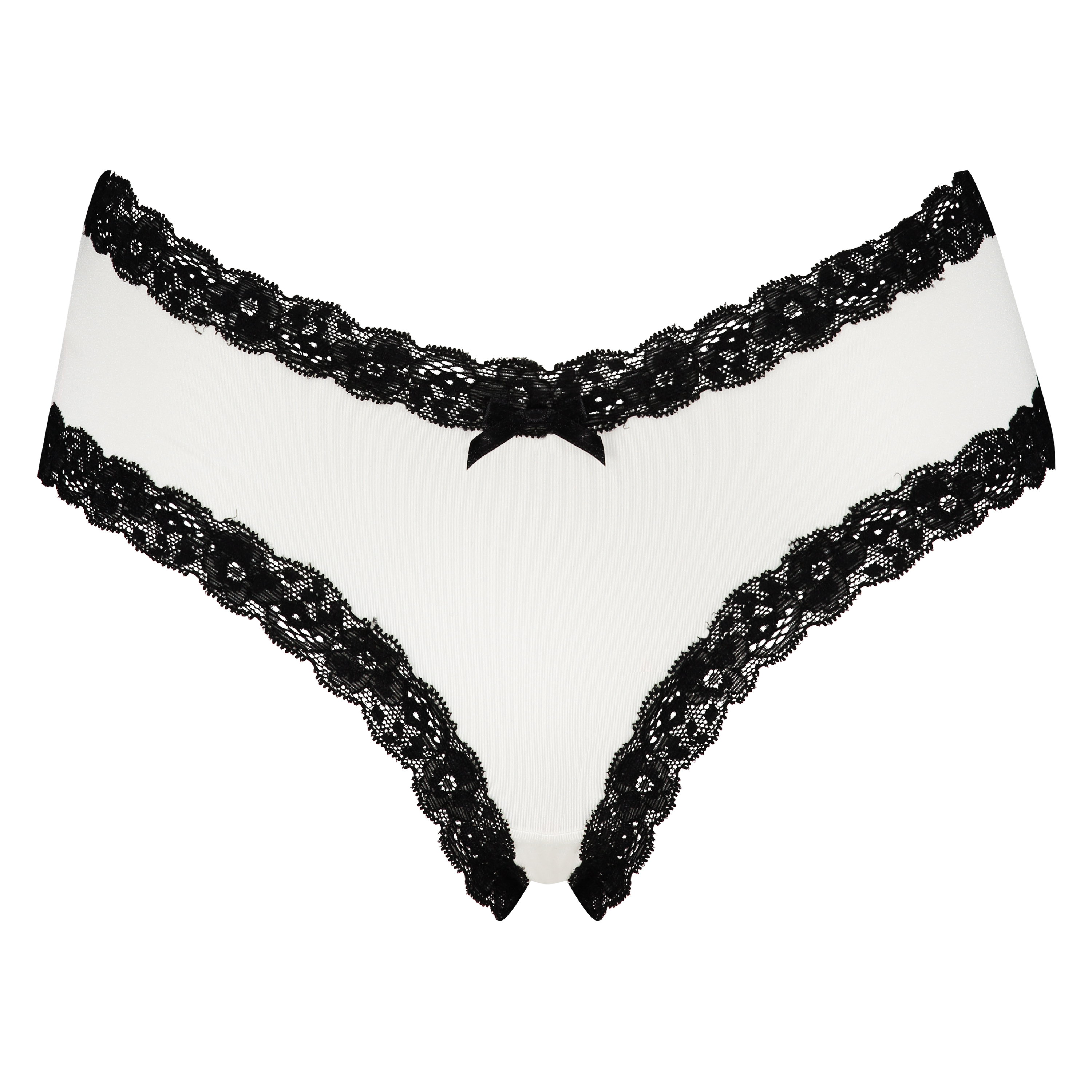 Brazyliany z mikrofibry w kształcie litery V, Biały, main