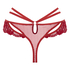 Wysoko wycięte stringi Pleasure, Czerwony