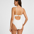 G&oacute;ra od Bikini Bandeau Crinkle, Biały