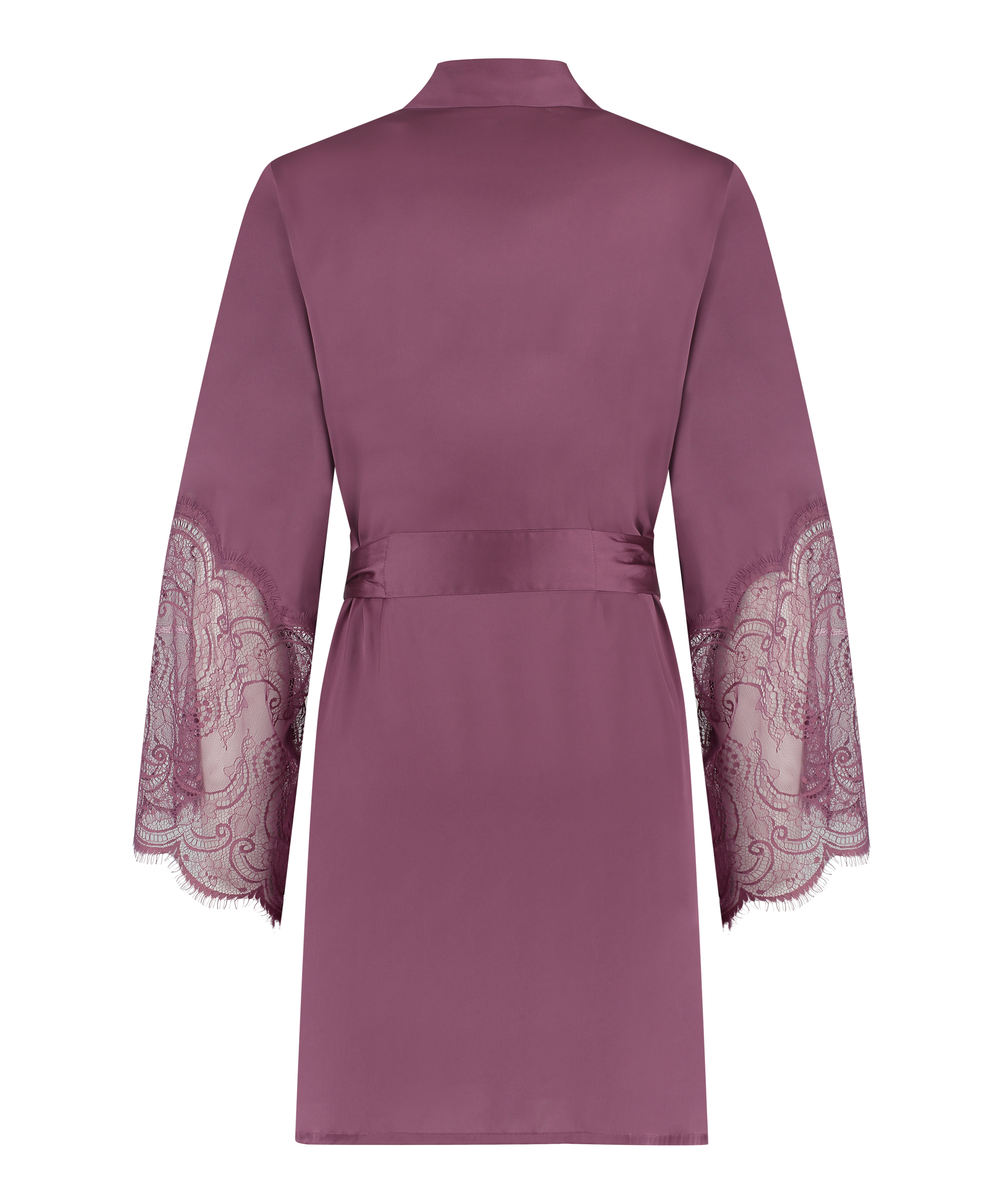 Satynowe kimono, Fioletowy, main