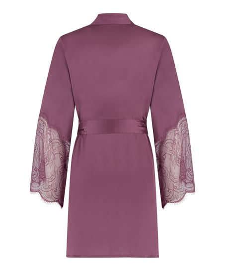 Satynowe kimono, Fioletowy