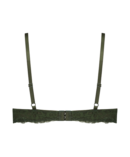 Biustonosz usztywniany z fiszbinami Marine, Zielony