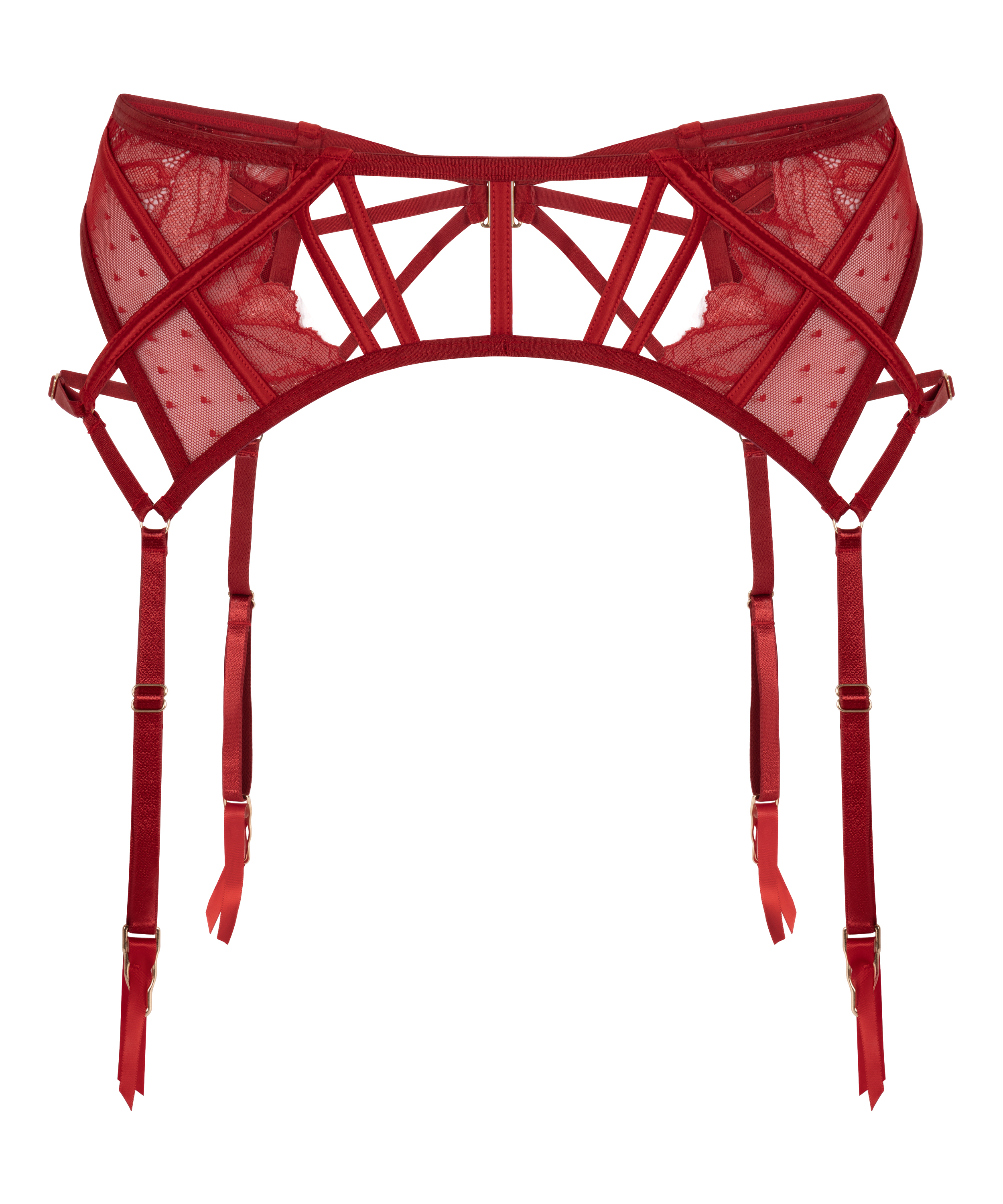 Podwiązki BIllie, Czerwony, main