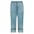 Silk capri pants, Niebieski