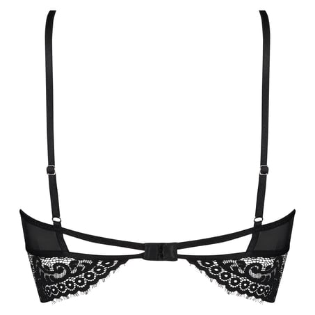 Donatella Longline Bralette, Czarny