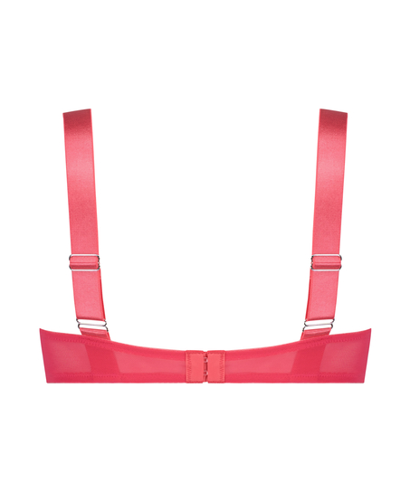 Biustonosz nieusztywniany z fiszbinami Hana, R&oacute;żowy
