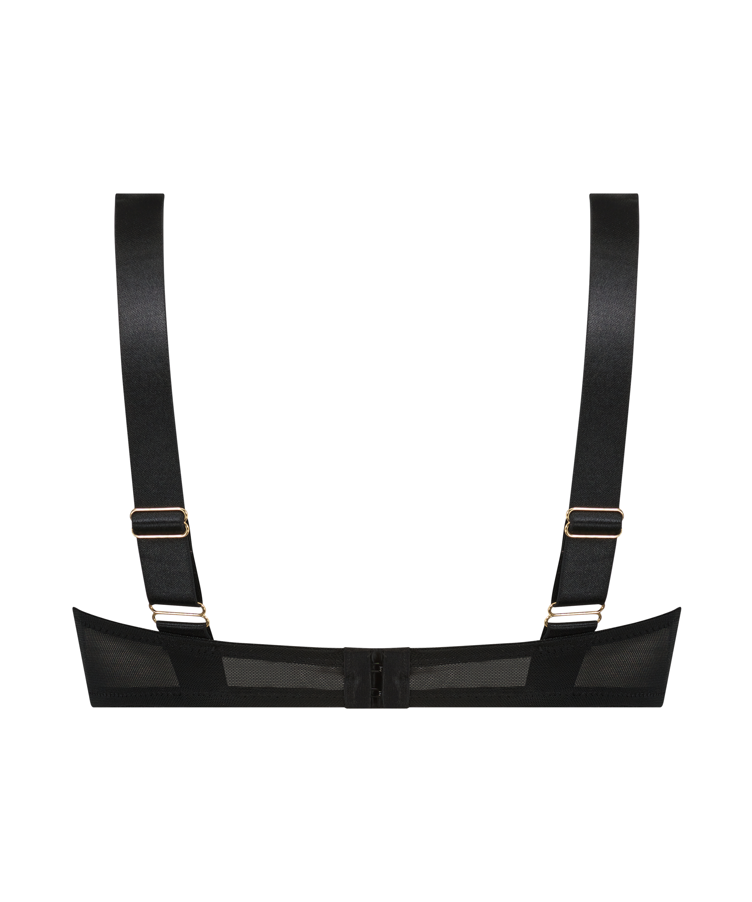 Biustonosz nieusztywniany z fiszbinami Hana, Czarny, main