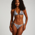 Majtki Bikini Cheeky Tanga Doha Zebra, Biały
