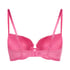 Biustonosz usztywniany z fiszbinami Harmony, R&oacute;żowy