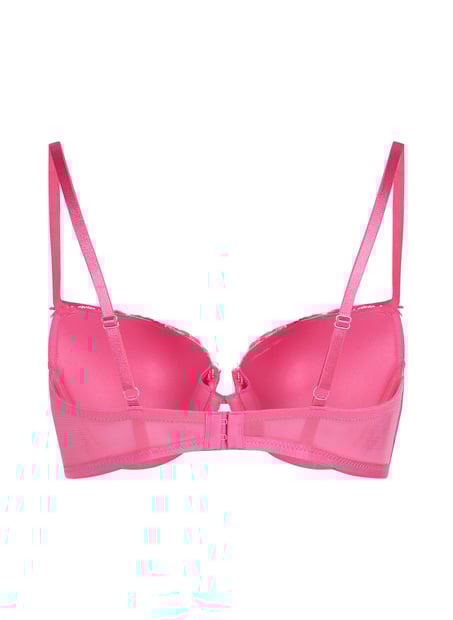 Biustonosz usztywniany z fiszbinami Harmony, R&oacute;żowy