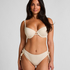 Szydełkowy d&oacute;ł od bikini Crochet, Biały