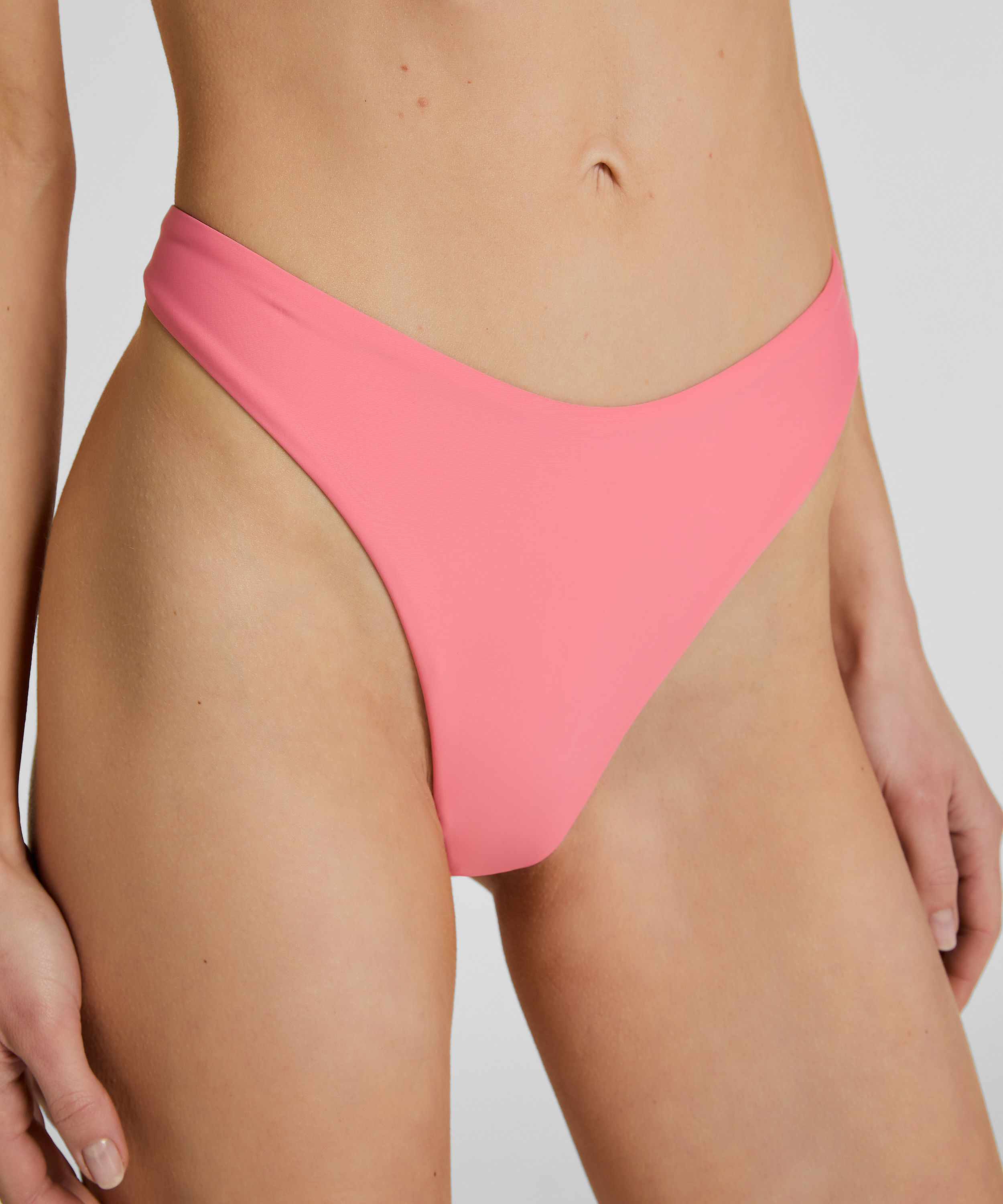 Figi Bikini Highleg Luxe, R&oacute;żowy, main