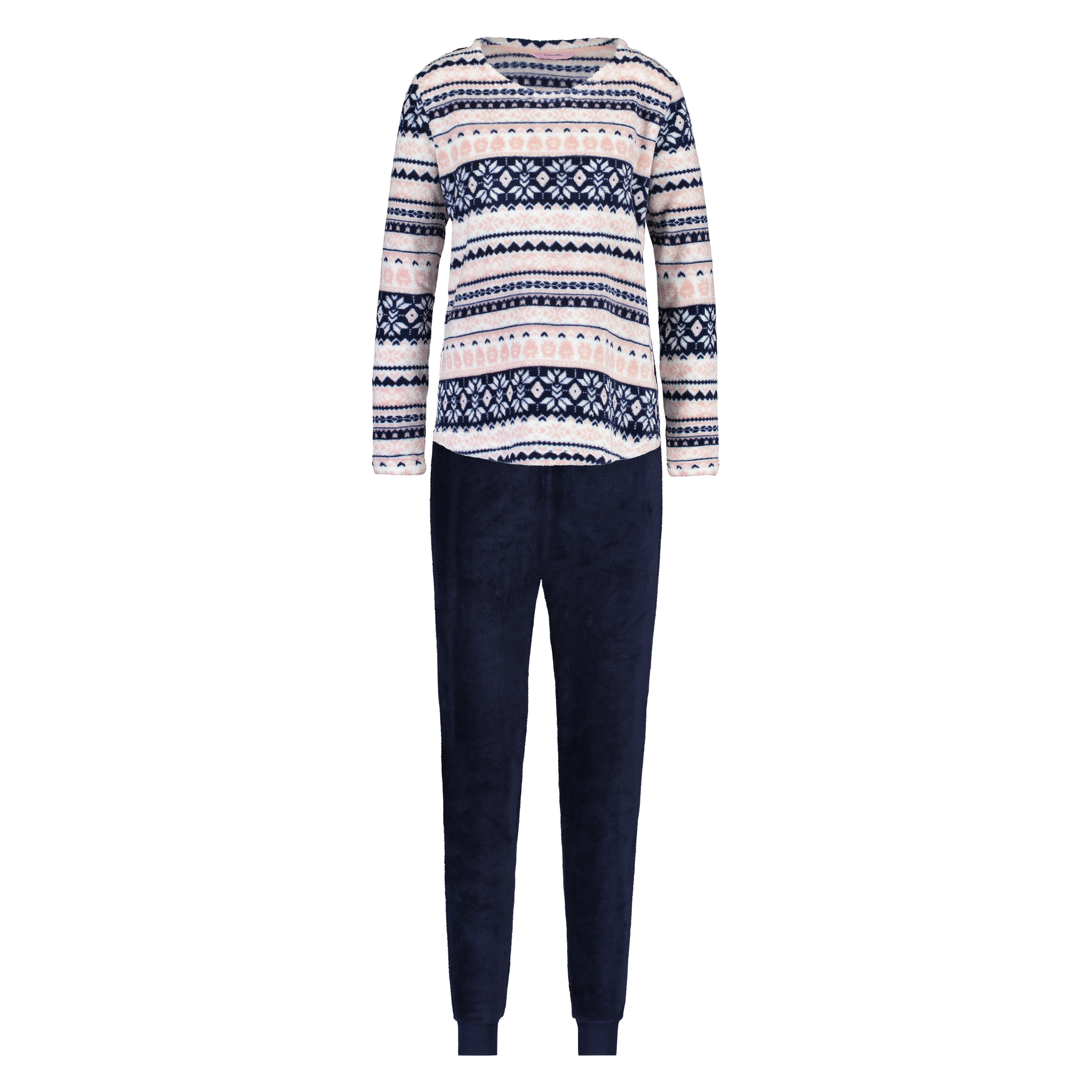 PJ Fleece Fairisle, R&oacute;żowy, main