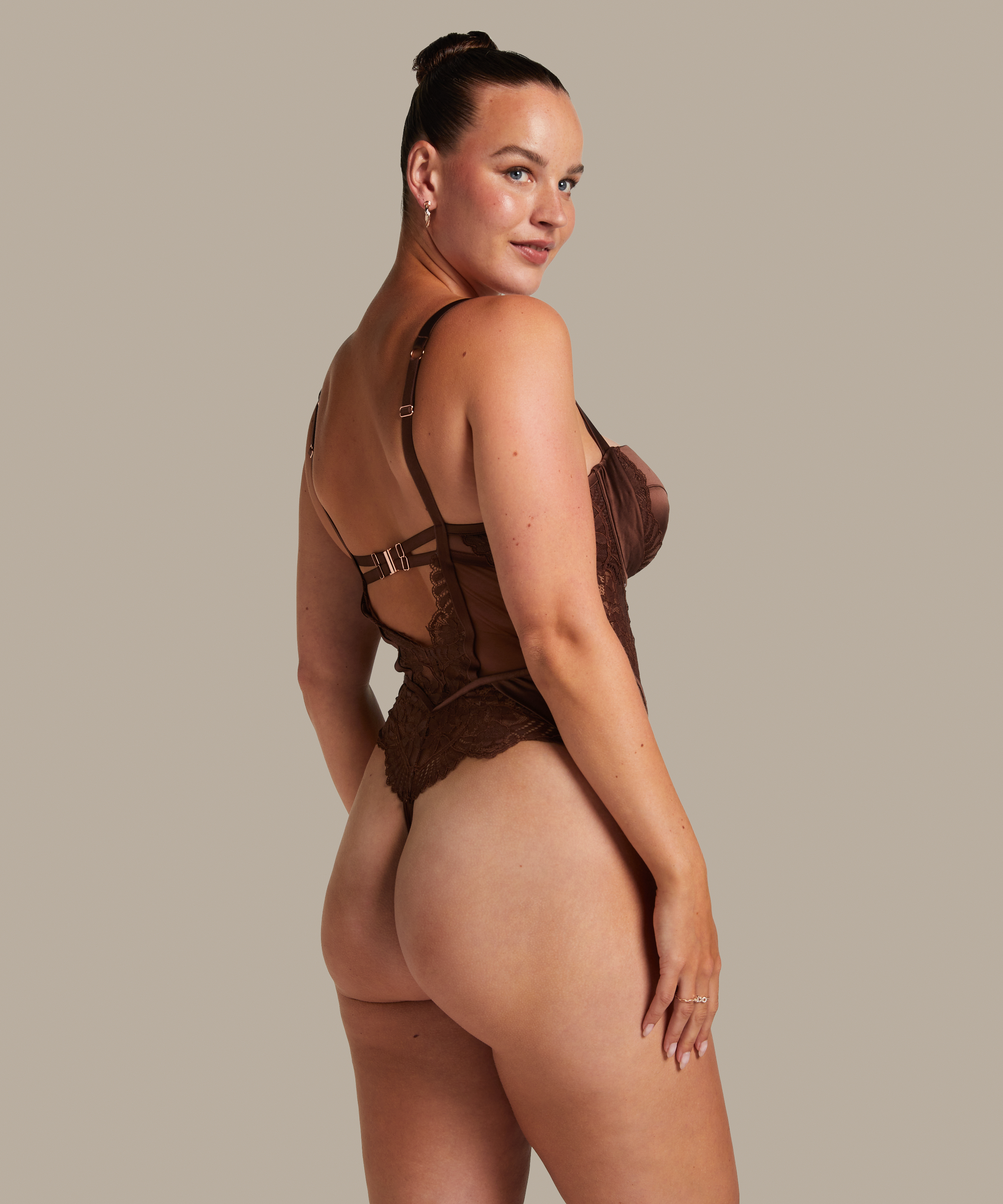 Body Indygo, Brązowy, main