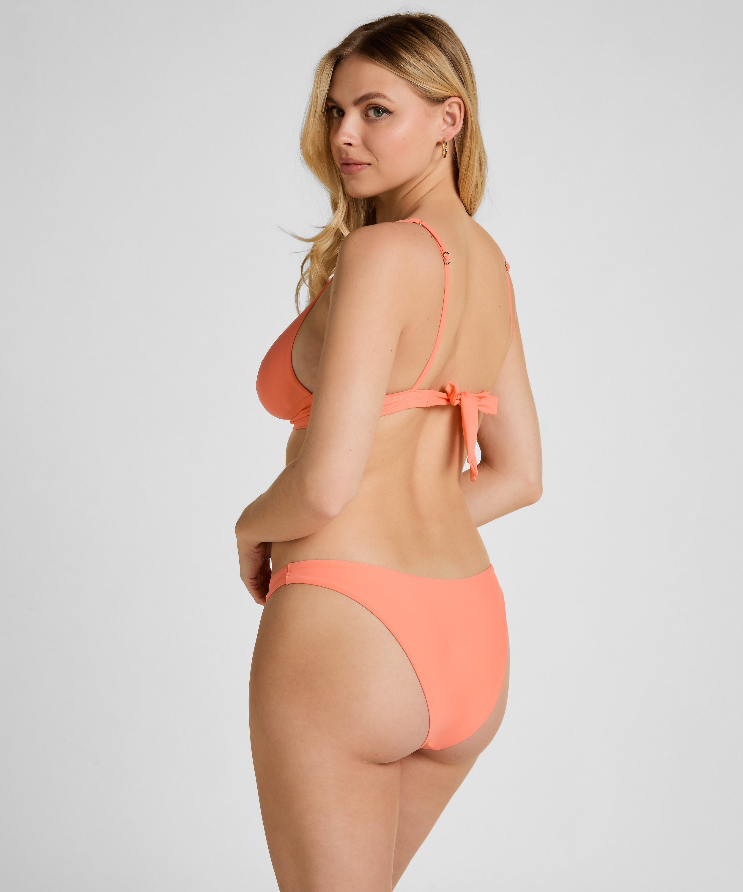 Figi Bikini Highleg Luxe, Pomarańczowy, main