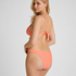 Figi Bikini Highleg Luxe, Pomarańczowy