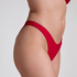 Majtki Bikini Wysoko Krojona Luna, Czerwony