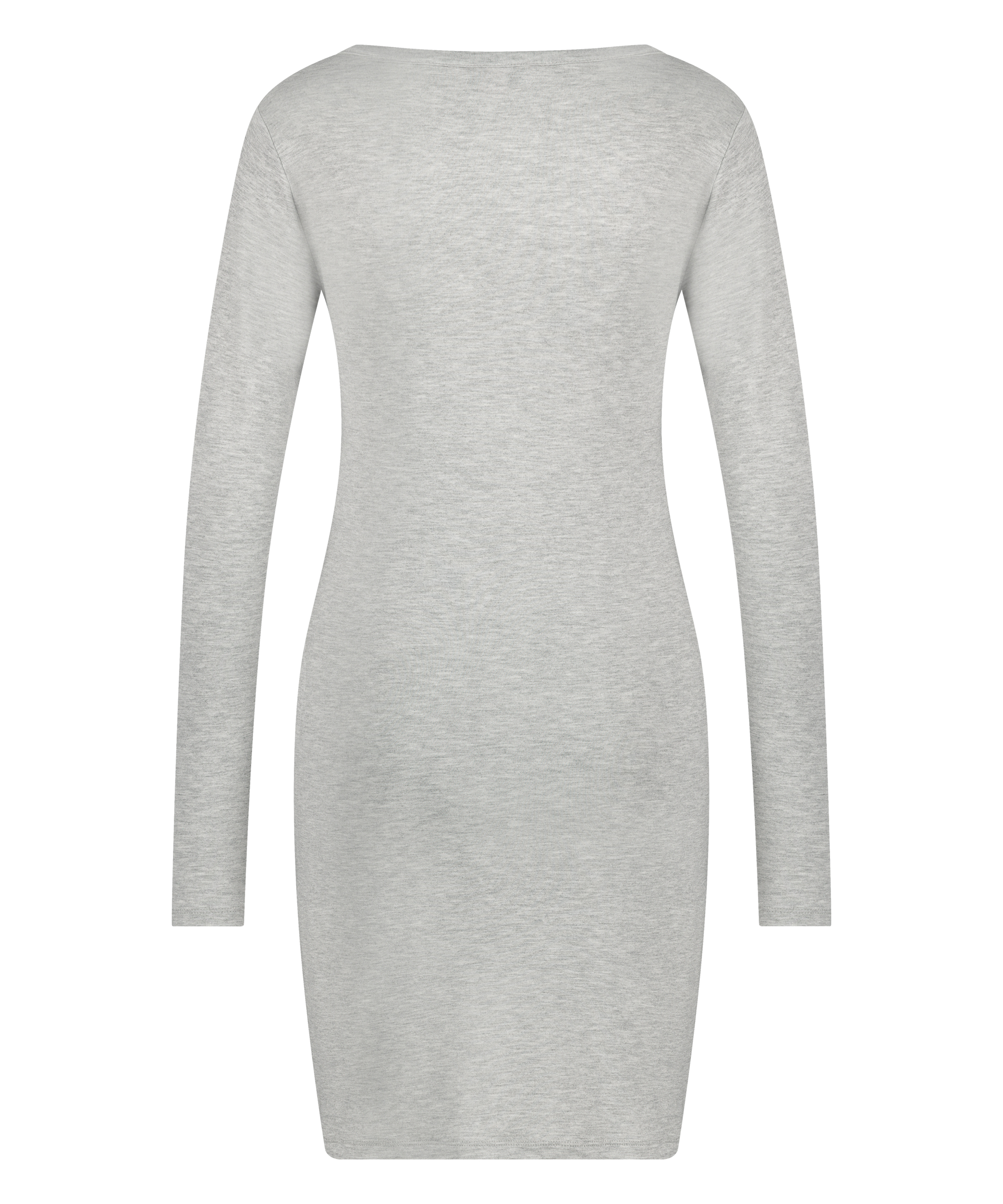 Nocna koszula Henley, Szary, main