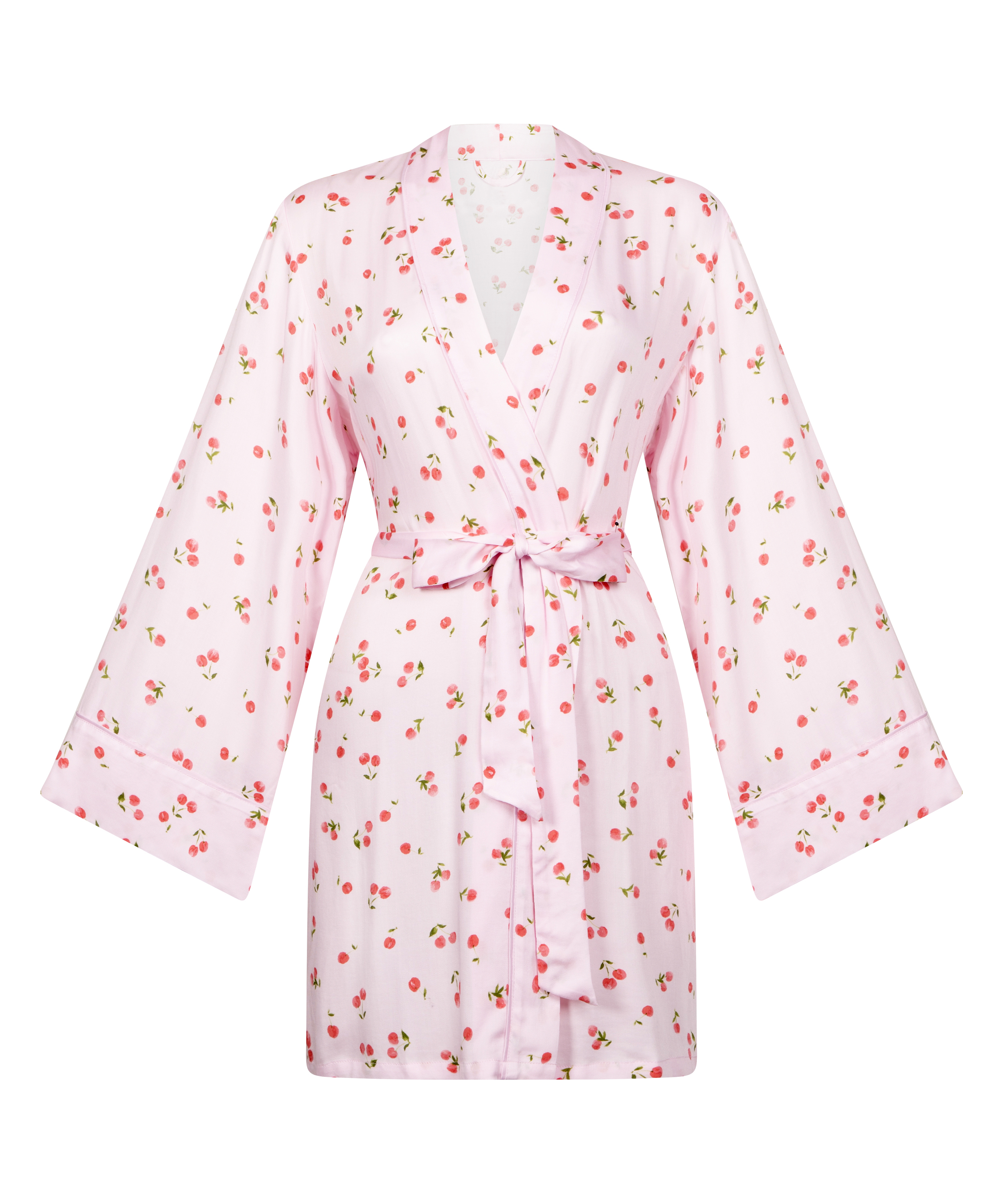 Satynowe kimono, Różowy, main