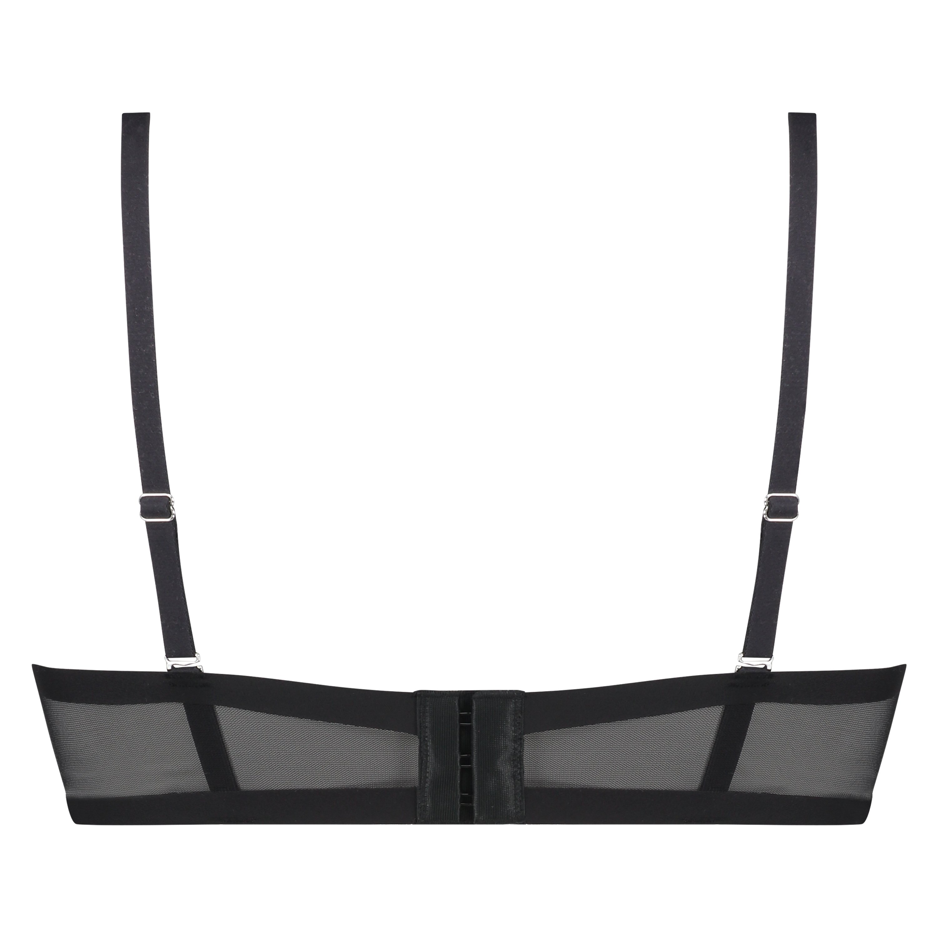 Kylie Padded Strapless Underwired Bra, Czarny, main