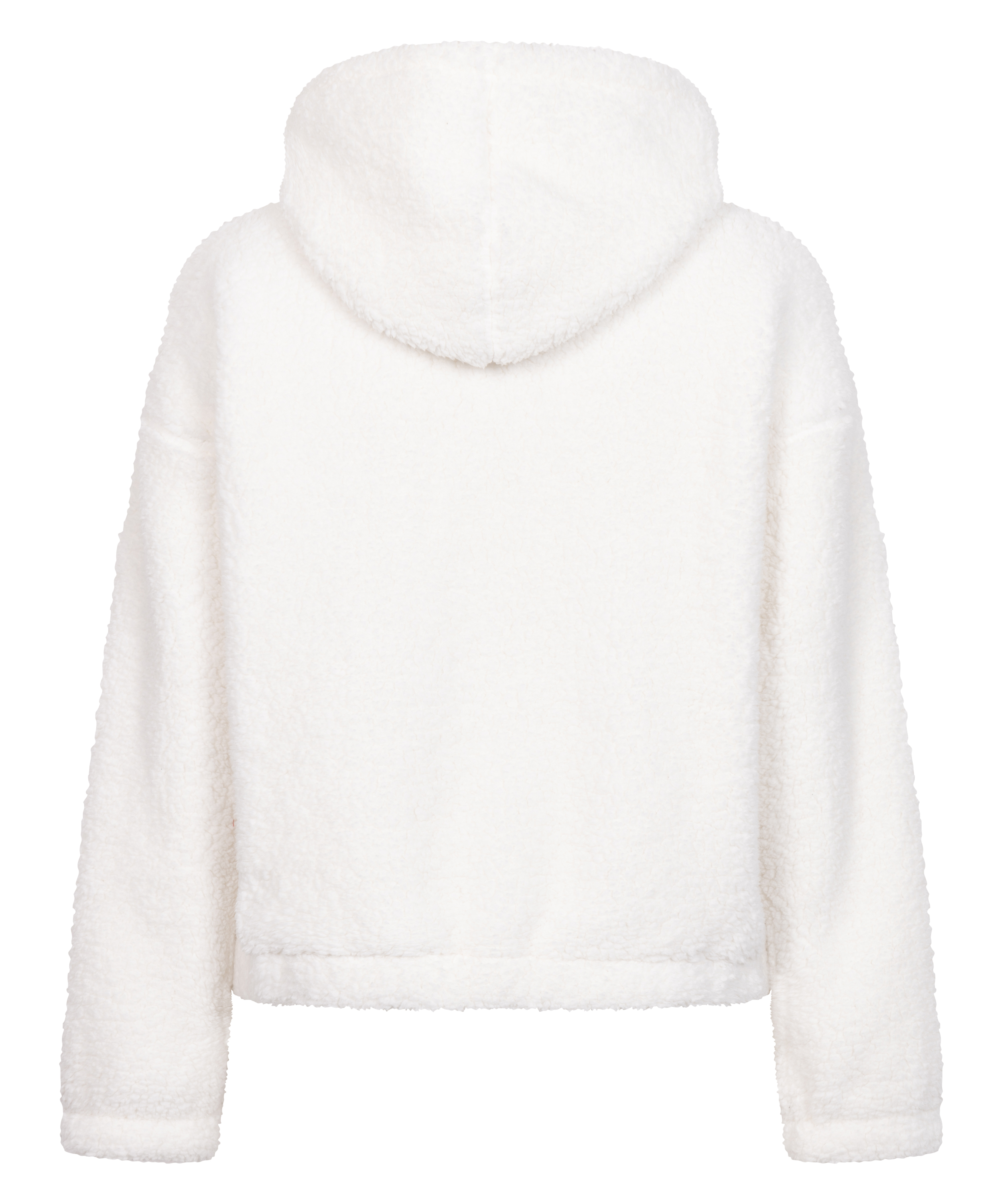 Polarowa bluza z kapturem Snuggle, Biały, main