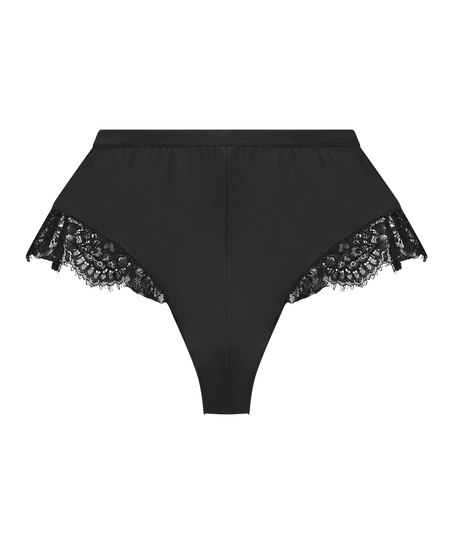 Majtki z francuskiej Lace Valerie, Czarny