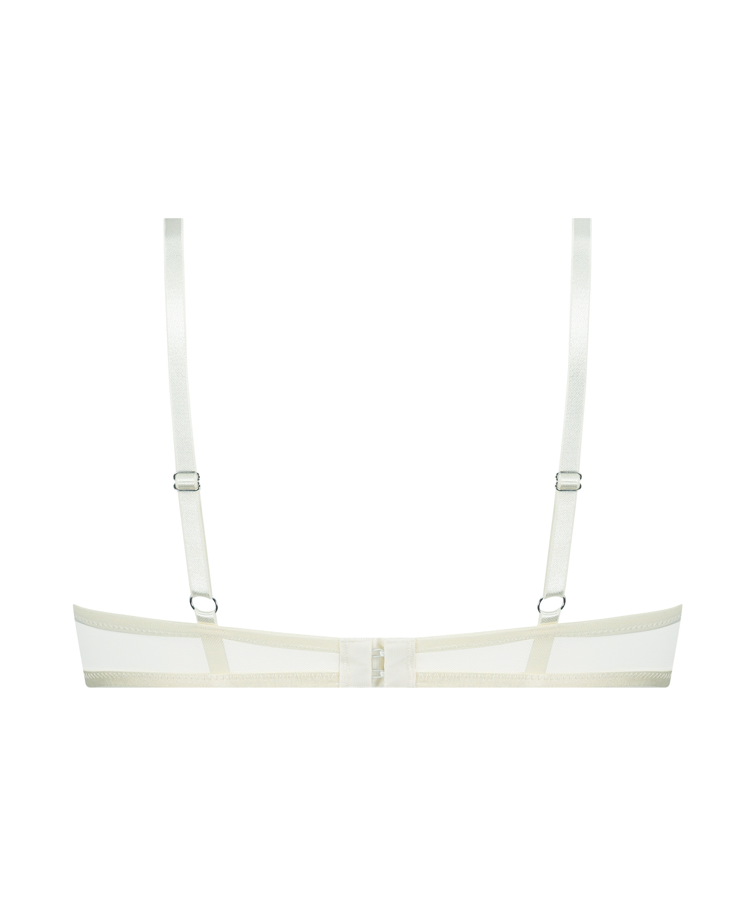 Biustonosz usztywniany z fiszbinami Harmony, Biały, main