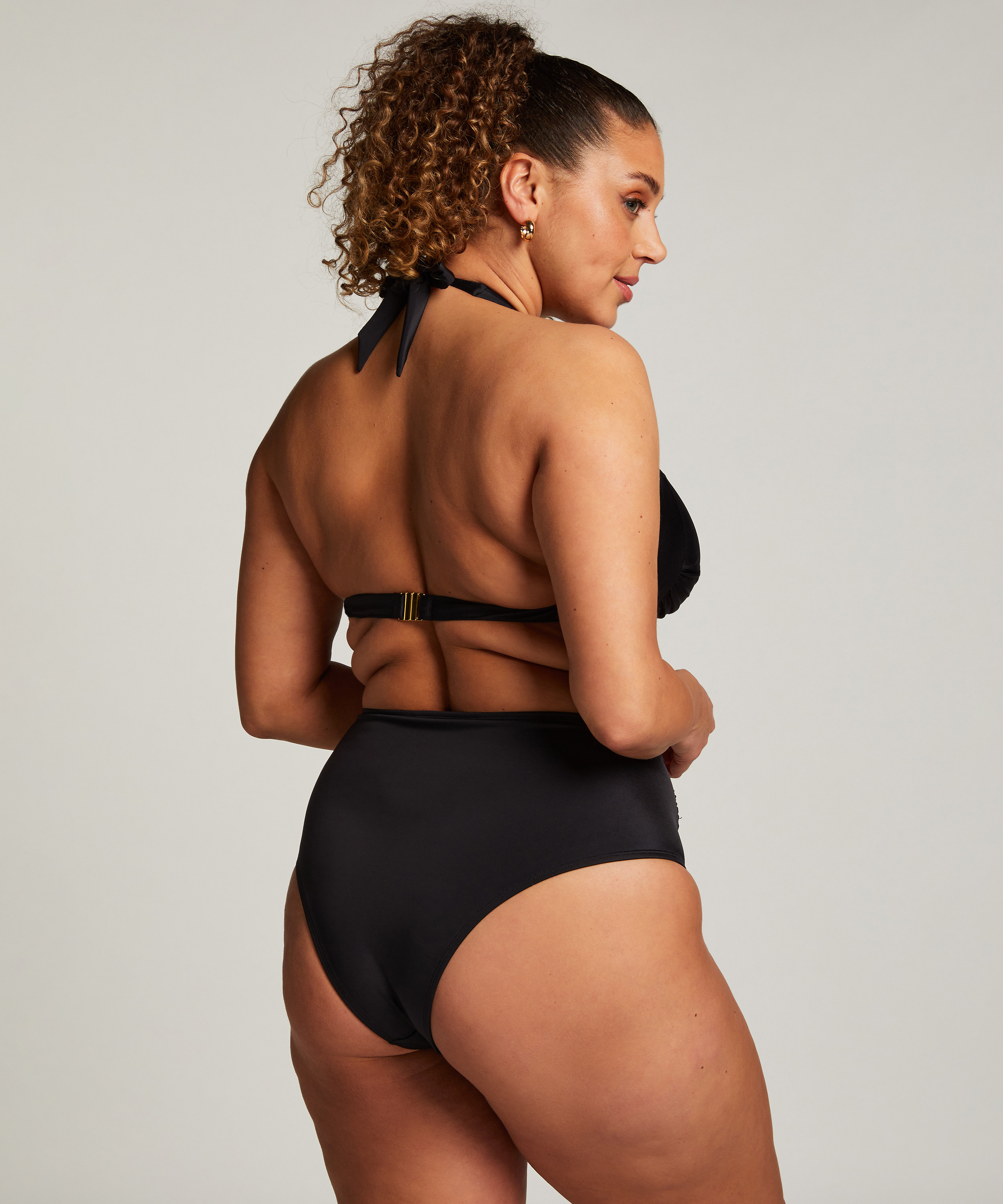 G&oacute;ra od bikini typu bandeau Luxe, Czarny, main