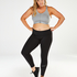 Legginsy HKMX Run Baby Run o normalnej talii, Czarny