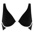 Neoprenowy top od bikini, Czarny