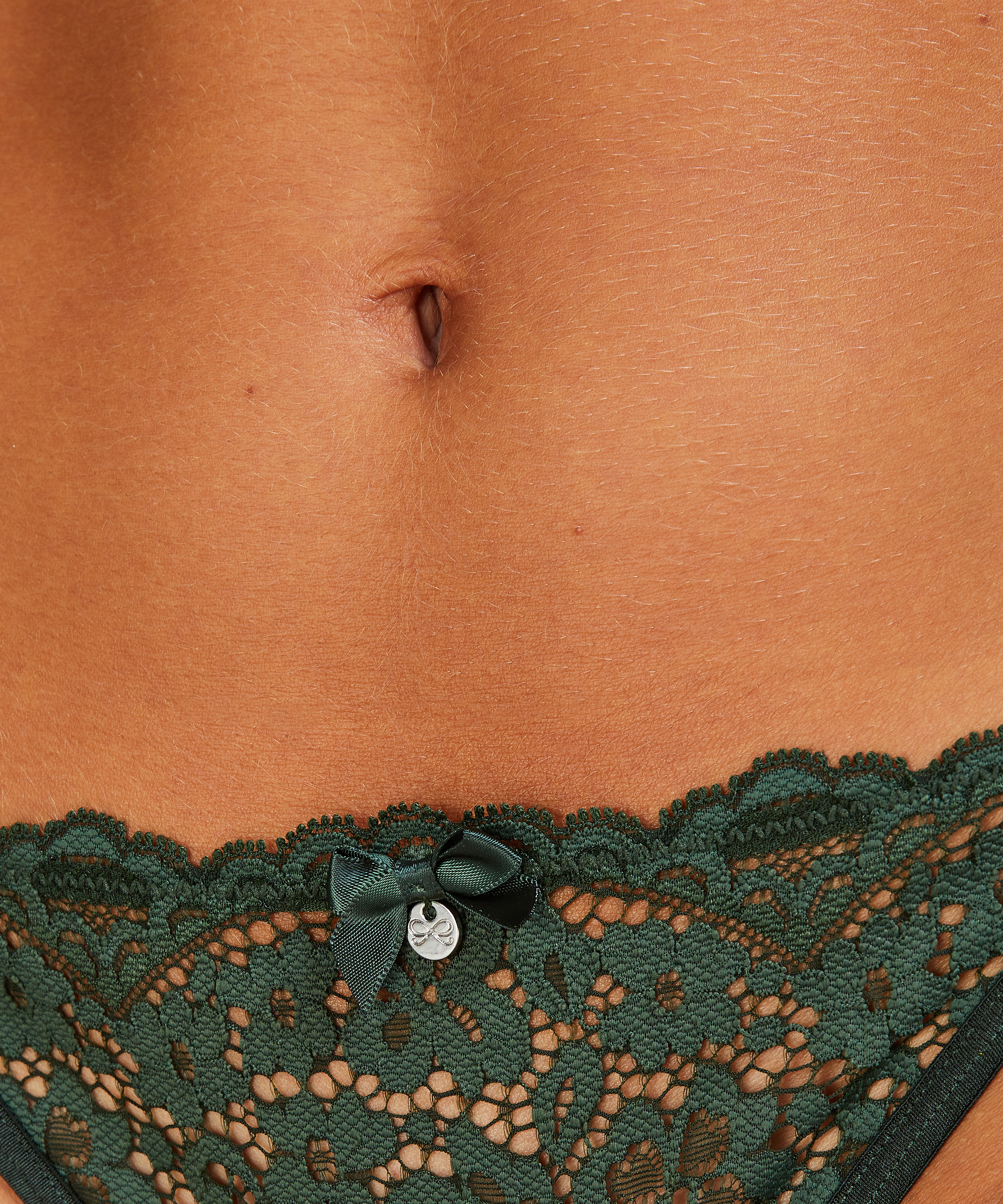 Rose Tanga thong, Zielony, main