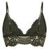 Tr&oacute;jkątny biustonosz bralette Amara, Zielony