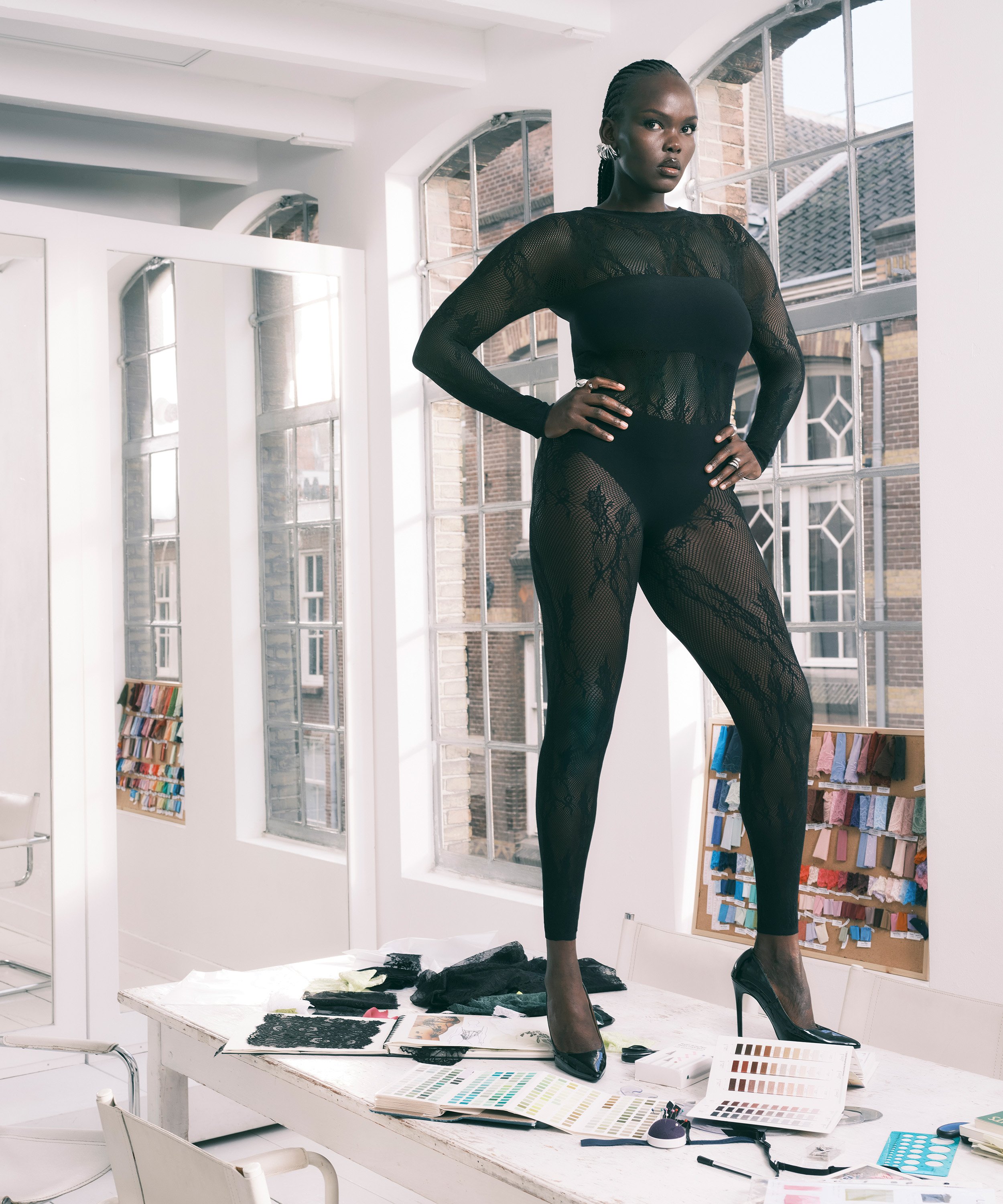 Kombinezon, Czarny, main