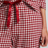 Piżama we wz&oacute;r Flannel, Czerwony