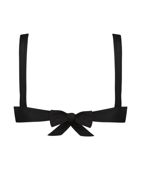 Góra od bikini typu trójkąt Luxe, Czarny