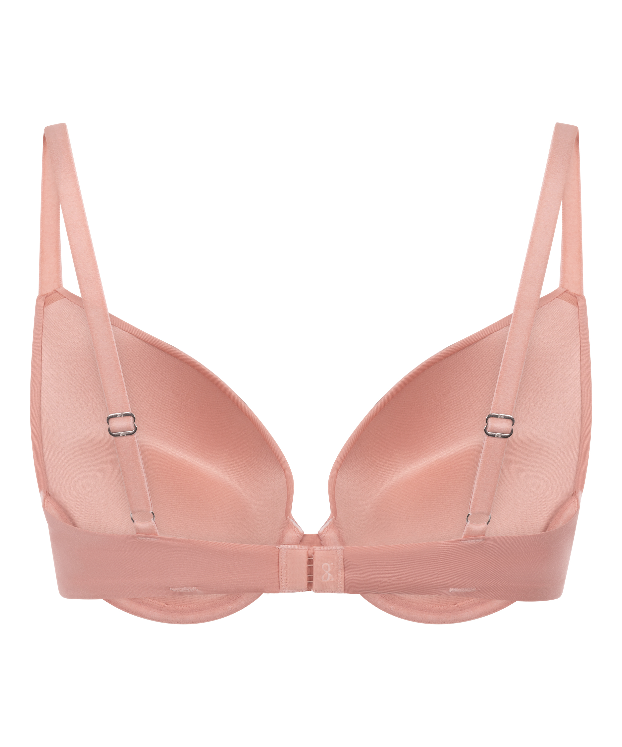 Usztywniony biustonosz push-up z fiszbinami Smooth, R&oacute;żowy, main
