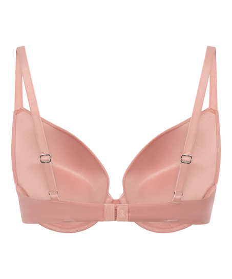 Usztywniony biustonosz push-up z fiszbinami Smooth, R&oacute;żowy