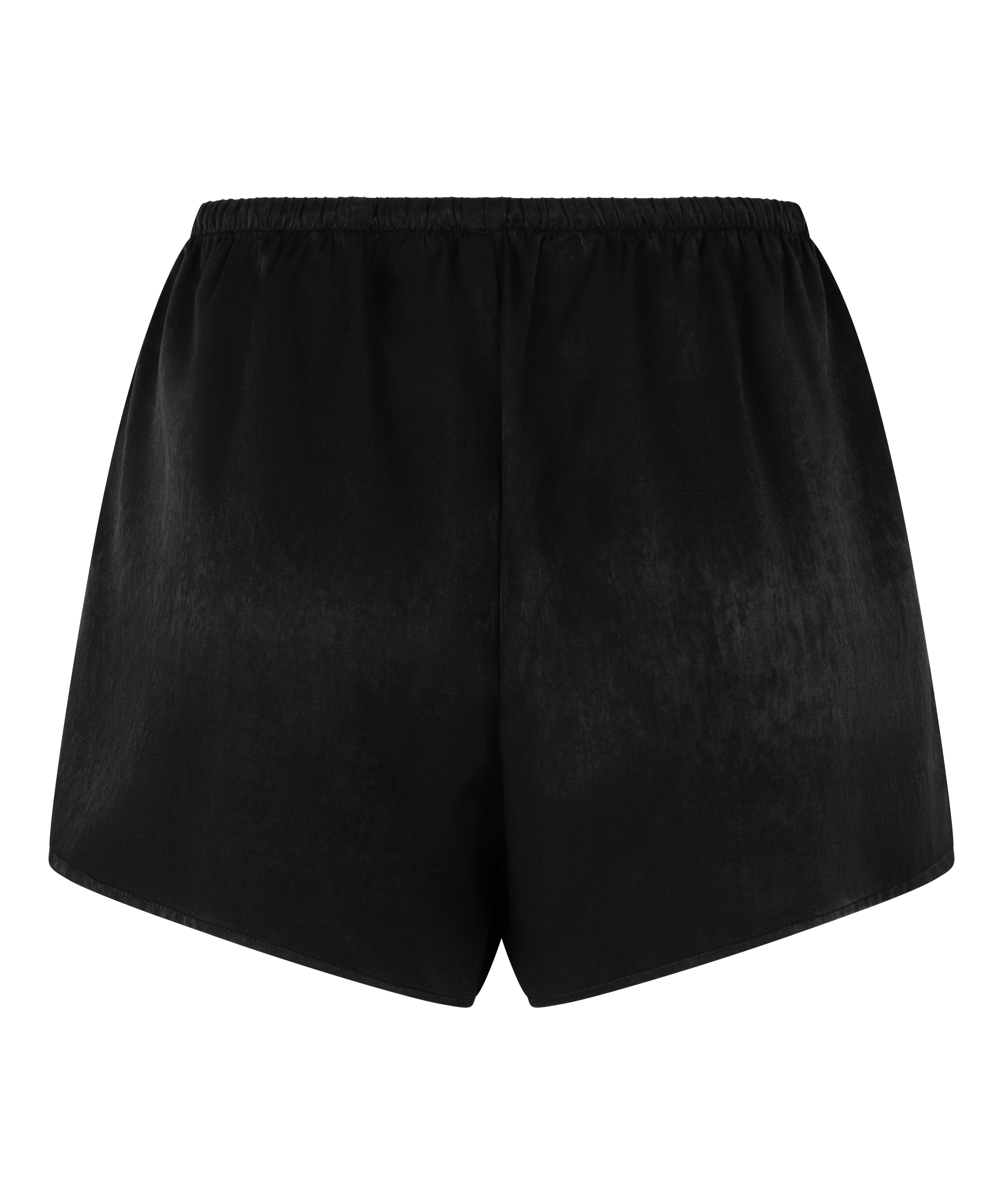 Satin Shorts Ayla, Czarny, main