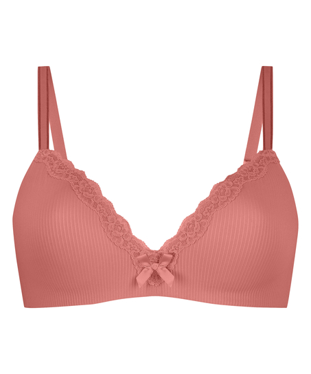 Biustonosz usztywniany bez fiszbin Lola, R&oacute;żowy