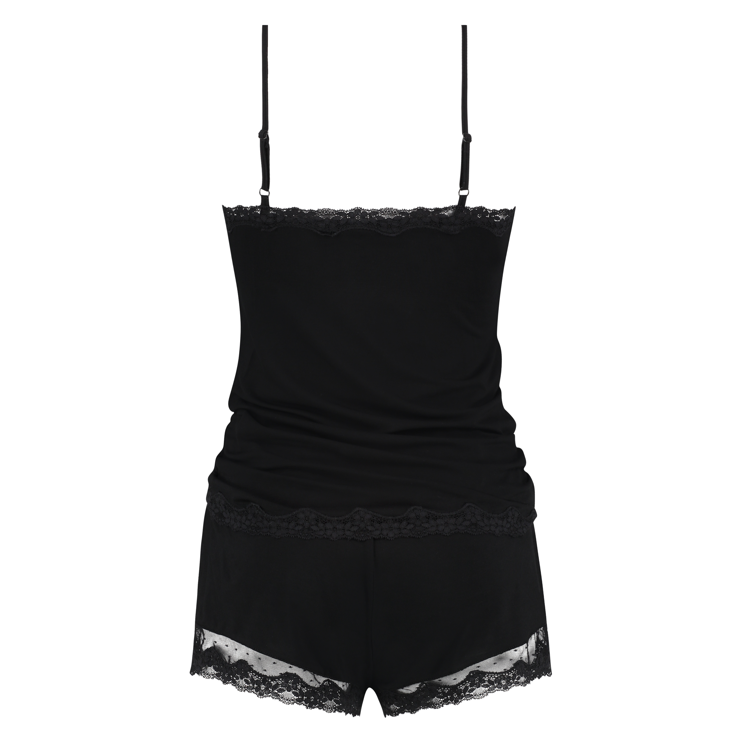 Pajama Set, Czarny, main