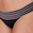 Paradise Brazilian Bikini Bottoms, Czarny