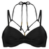 Usztywniona g&oacute;ra od bikini z fiszbinami Sunset Dream, Czarny