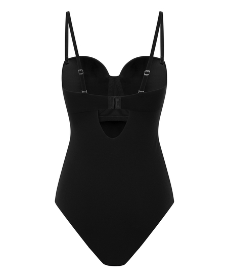 Usztywniane Body Smooth, Czarny