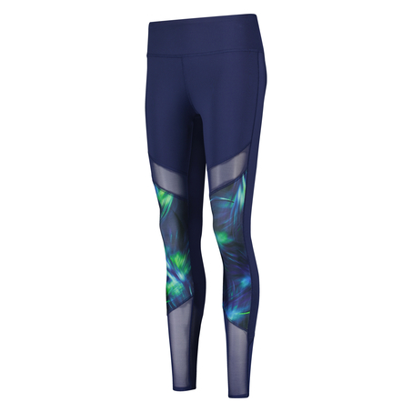 HKMX High waisted sport legging print level 2, Niebieski
