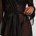 Kimono z siateczki Imani, Czarny