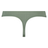 Seamless rib thong, Zielony