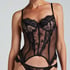 Biustonosz bustier Sia, Czarny