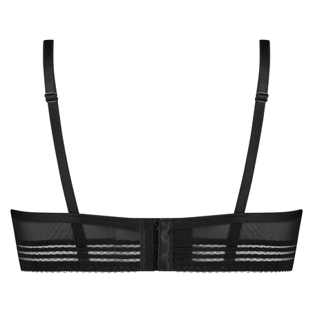 Eden Non-Padded Underwired Bra, Czarny