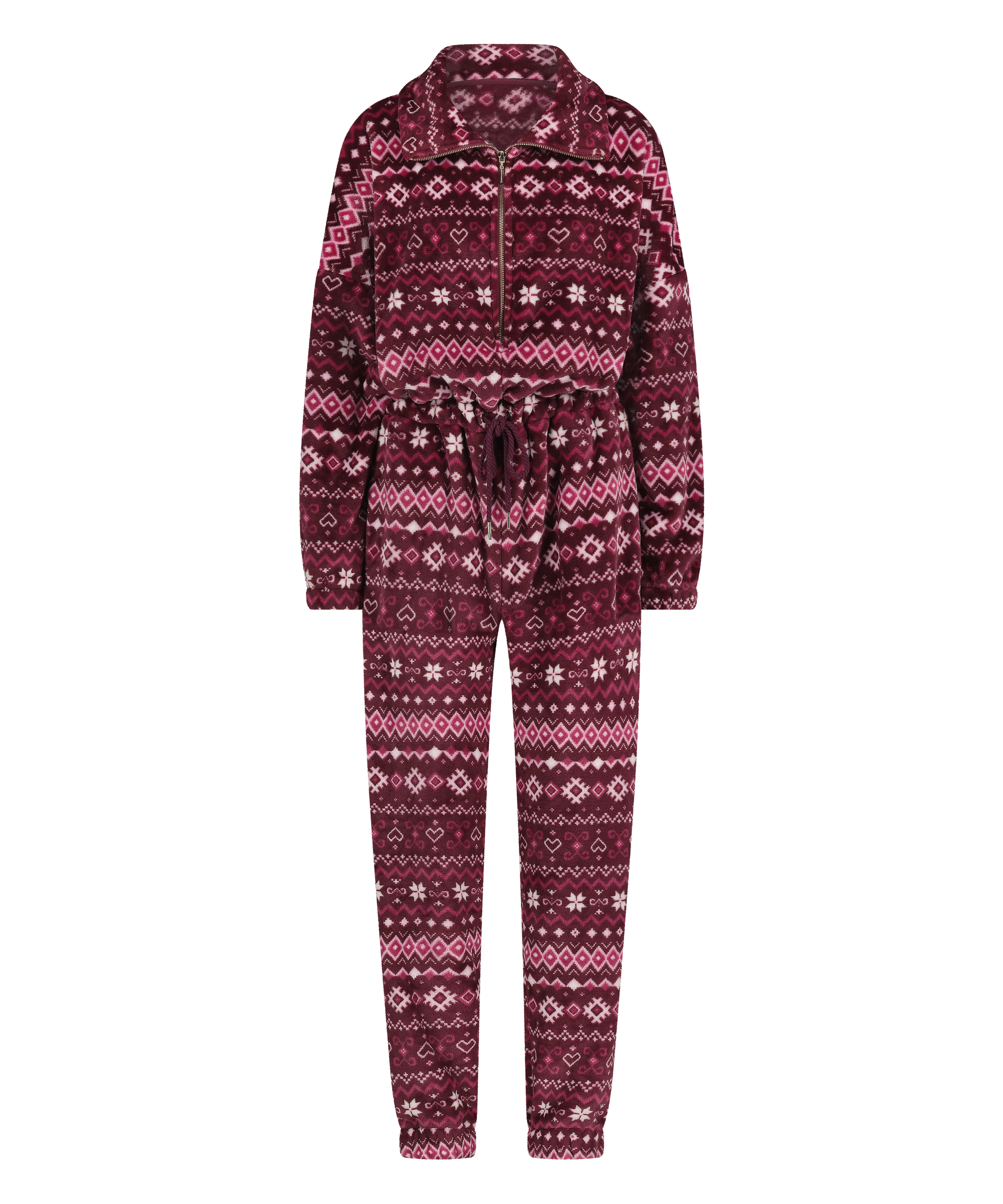 Onesie fleece, Czerwony, main