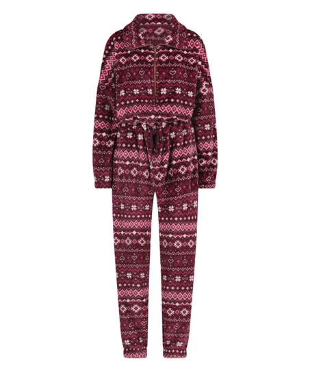 Onesie fleece, Czerwony